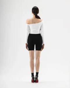 Off shoulder Double B - white - back