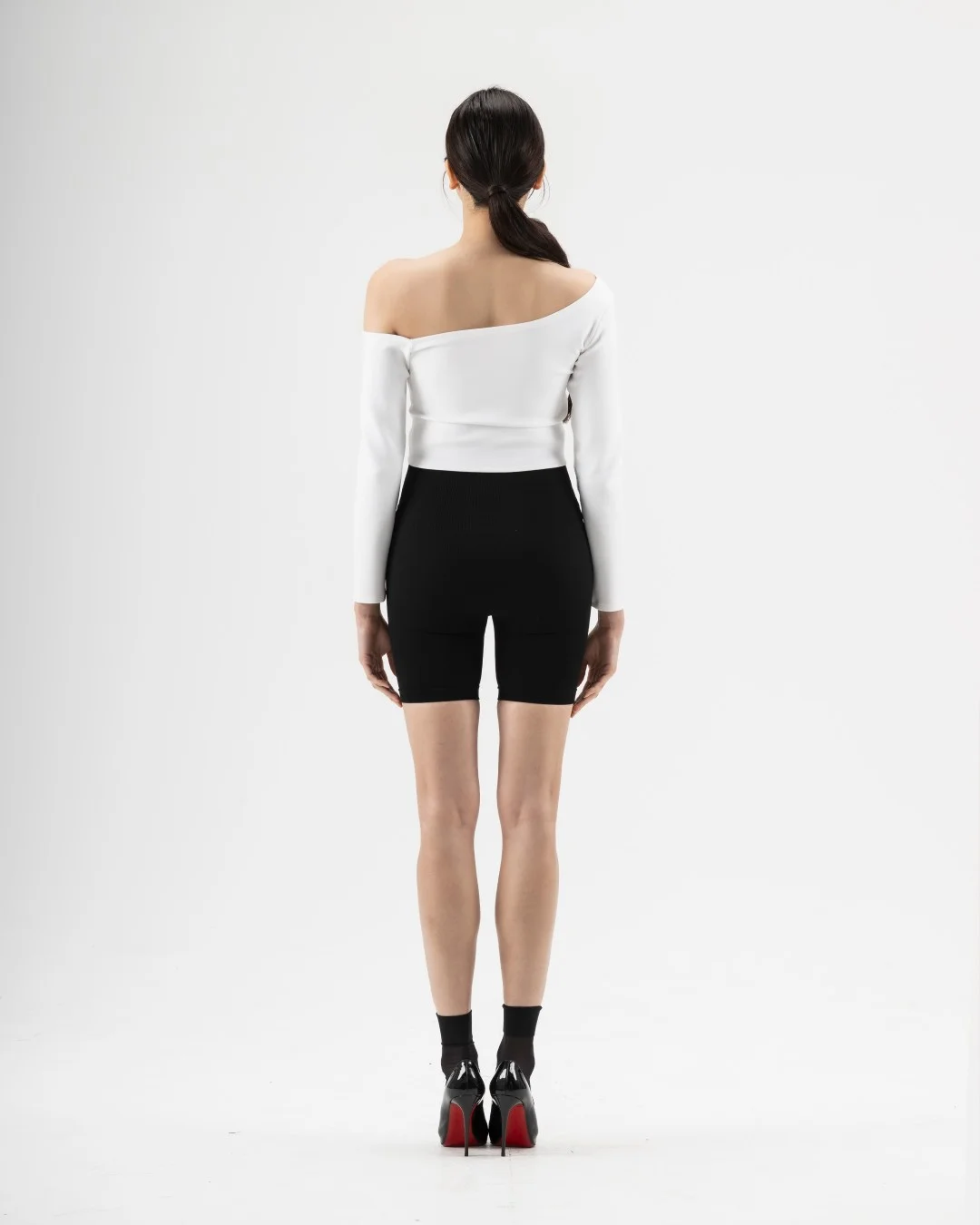 Off shoulder Double B - white - back